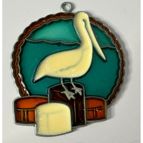 6 Nautical-Themed Suncatchers Fish Sailboat Dolphin Pelican Lighthouse & Shell - Picture 6 of 7